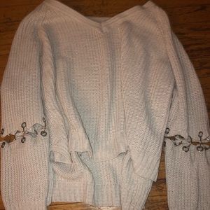 LF Seek Sweater with metal hoops